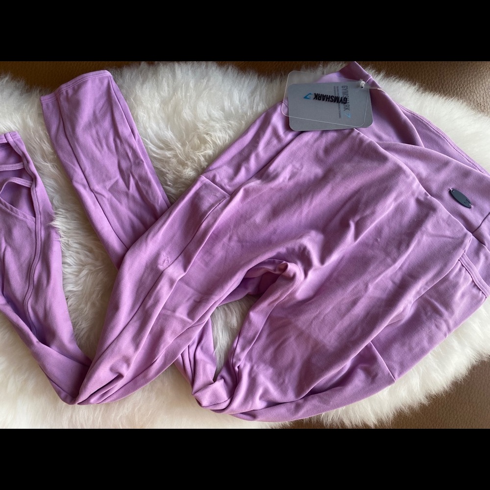 Pink Gym Shark Leggings